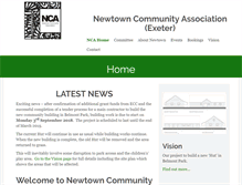 Tablet Screenshot of newtowncommunity.org.uk